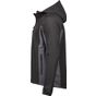 tee jays Hooded Fashion Softshell Jacket black/dark_grey