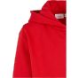 Build Your Brand Essentials Basic Kids Zip Hoody City red