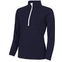 AWDis Just Cool Girlie cool ½ zip sweatshirt french_navy/arctic_white
