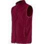 Neutral Recycled Fleece Vest bordeaux