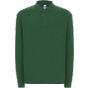 JHK Man regular long sleeve polo bottle_green