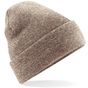Beechfield Bonnet Original à revers heather_oatmeal