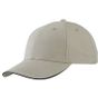 Myrtle Beach Light brushed Sandwich Cap beige/black