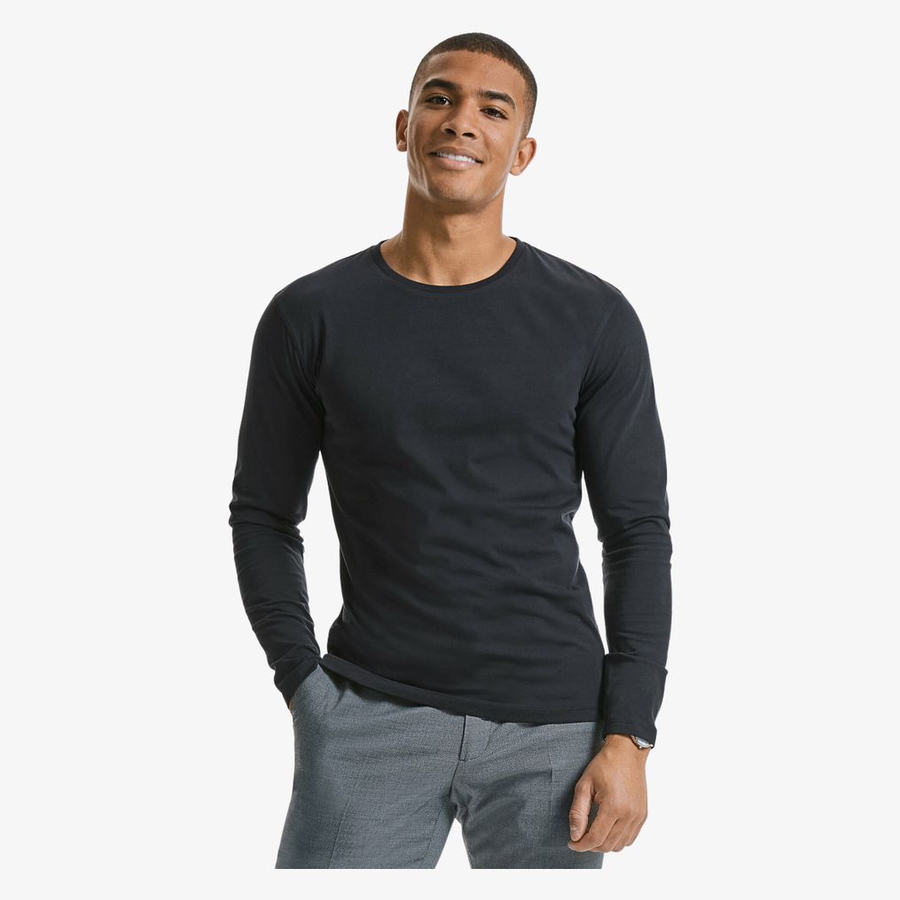 Men's Pure Organic Long Sleeve Tee Russell-pure-organic