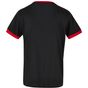 Build Your Brand Basic Men's Ringer Tee black/city_red