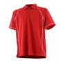 finden-&-hales Men's Piped Performance Polo red/white