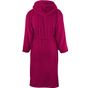 The One Towelling Bathrobe Hooded magenta