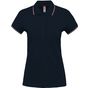 Kariban Polo manches courtes femme navy/wine/white