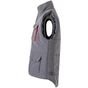 Velilla Gilet matelassé bicolore multipoches grey/orange