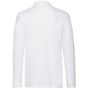 fruit of the loom Premium Long Sleeve Polo white