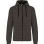 Kariban sweat-shirt zippé capuche contrastée dark_grey/black