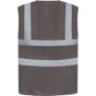 Yoko Gilet haute visibilité à maille ajourée recyclée grey