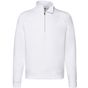 fruit of the loom Premium Zip Neck Raglan Sweat blanc