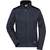 James&Nicholson Ladies´ Knitted Workwear Fleece Jacket -STRONG- carbon_melange/black