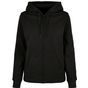 Build Your Brand Basic Ladies Basic Zip Hoody black