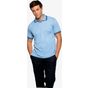 kustom kit Tipped Piqué Poloshirt - royal/white - L