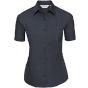 Russell Chemise en Popeline Polyester/Coton classique courtes allongées Femme french navy