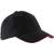 k-up Orlando - Casquette 6 panneaux black/red