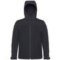 B&C Collection Hooded Softshell /Kids black