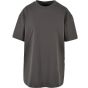 Build Your Brand Ladies Oversized Boyfriend Tee Dark shadow