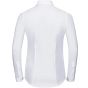 Russell Chemise à chevrons cintrée manches longues femme white