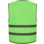 Yoko Gilet avec bordures et bandes réfléchissantes lime