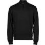 Tee Jays Ribbed Interlock Half Zip black