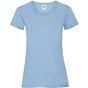 fruit of the loom Valueweight T Lady-Fit - bleu_ciel - XS