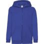 fruit of the loom Kids classic hooded sweat jacket royal_blue
