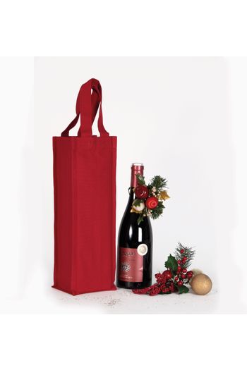 Image produit Sac porte bouteille en coton canvas