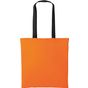 Nutshell Cabas en coton anses longues université orange/black