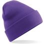 Beechfield Bonnet Original à revers purple
