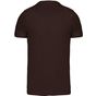 Kariban T-shirt col V manches courtes chocolate