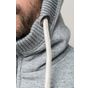 kariban Veste vintage molleton doublée sherpa homme slub_grey_heather