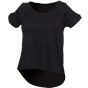 SF Clothing Women´s drop tail T black