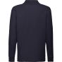 fruit of the loom Kids 65/35 long sleeve polo deep_navy