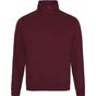 AWDis Just Hoods Sophomore 1/4 zip sweat burgundy