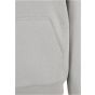 Build Your Brand Ladies Fluffy Zip Hoody Light asphalt
