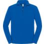 fruit of the loom Iconic Premium Zip Neck Sweat royal_blue