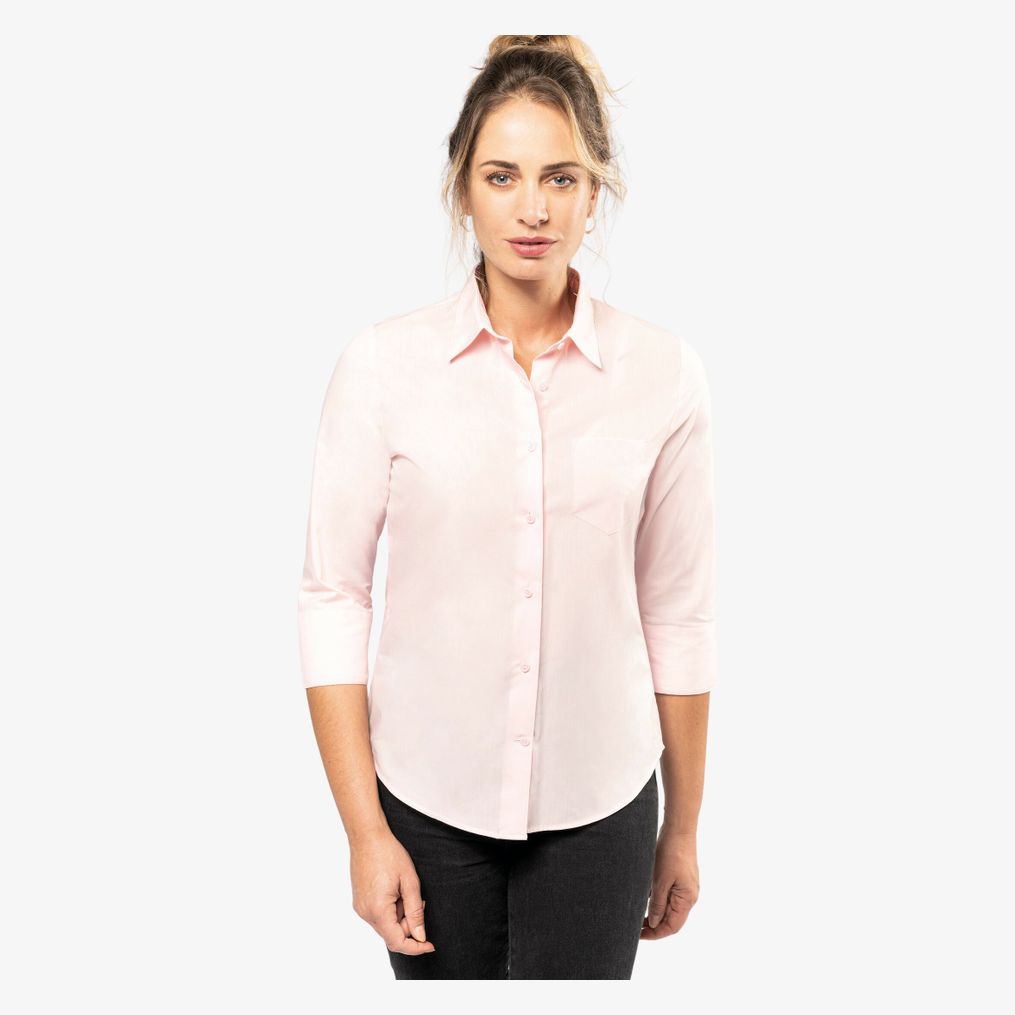 chemise manches 3/4 femme kariban