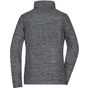 James&Nicholson Ladies´ Fleece Jacket grey_melange/anthracite