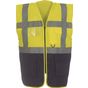 yoko Gilet multifonction haute visibilité hi_vis_yellow/navy