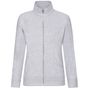 fruit of the loom Premium Sweat Jacket Lady-Fit - gris_chine - M