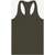 Bella Women's jersey racerback tank military_green