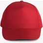 K-up Casquette polyester - 5 panneaux red