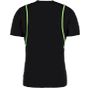 Kustom Kit Cooltex® Contrast Tee Black / Fluorescent lime
