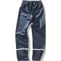 Result Prism Pu waterproof trouser with reflective bands and recycled backing navy