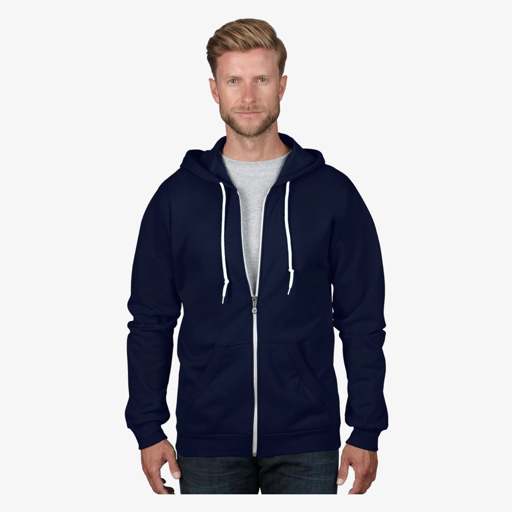 Adult Fashion Full-Zip Hooded Sweat anvil