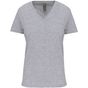 Kariban T-shirt BIO150IC col V femme - oxford_grey - XL