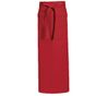 CG Workwear Slit Apron Milano 80 x 100 cm red